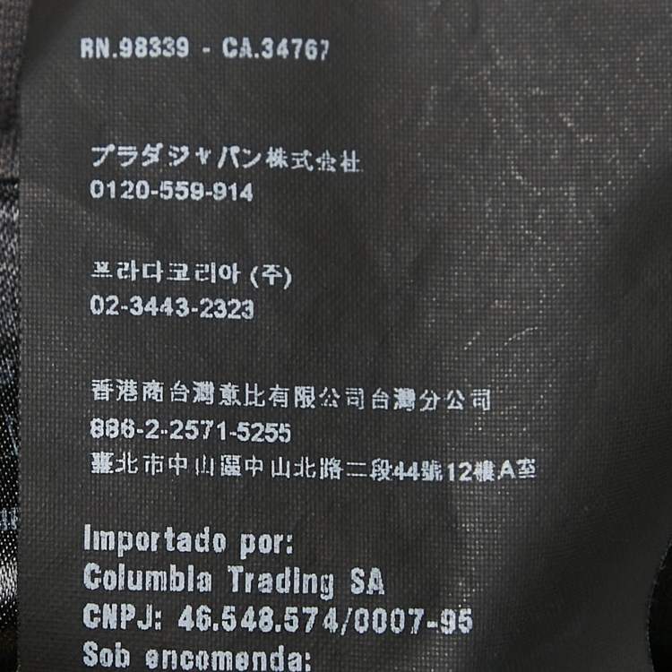 Pre Owned Prada Sports Grey Jersey Track Pants L