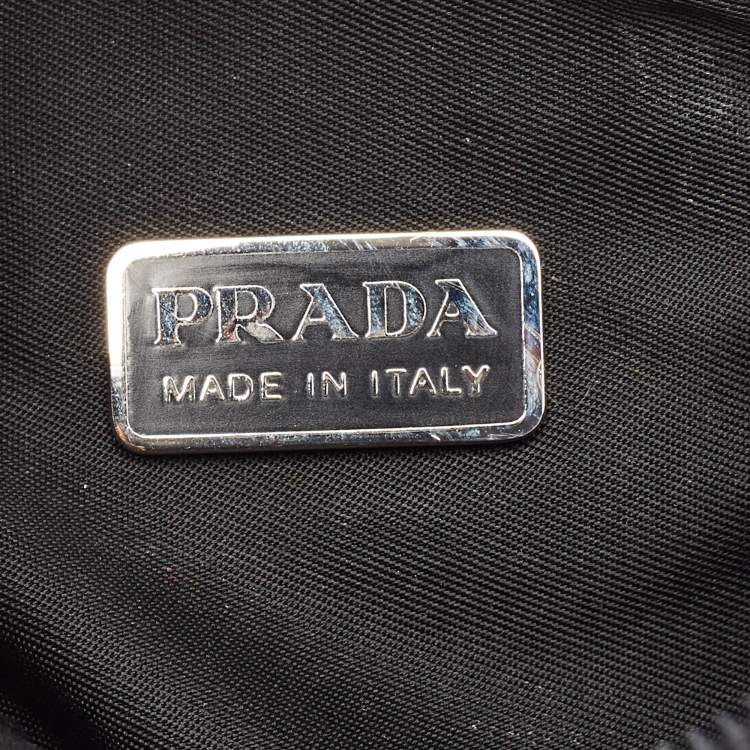 Pre Owned Prada Sport Grey Wool Shoulder Bag