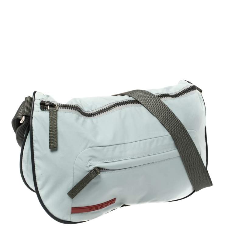 مملوكة مسبقًا Prada Sport Blue Nylon Crossbody Bag