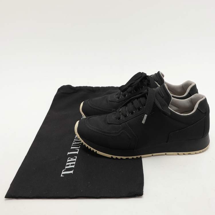 Pre Owned Prada Sport Black Nylon Low Top Sneakers Size 39