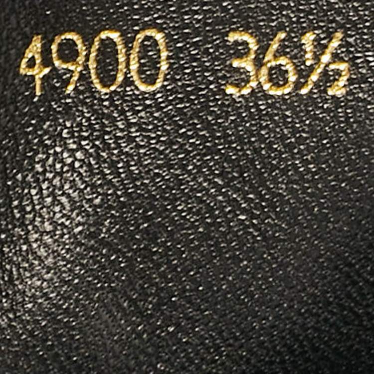 Pre Owned Prada Sport Black Leather Low Top Sneakers Size 36.5