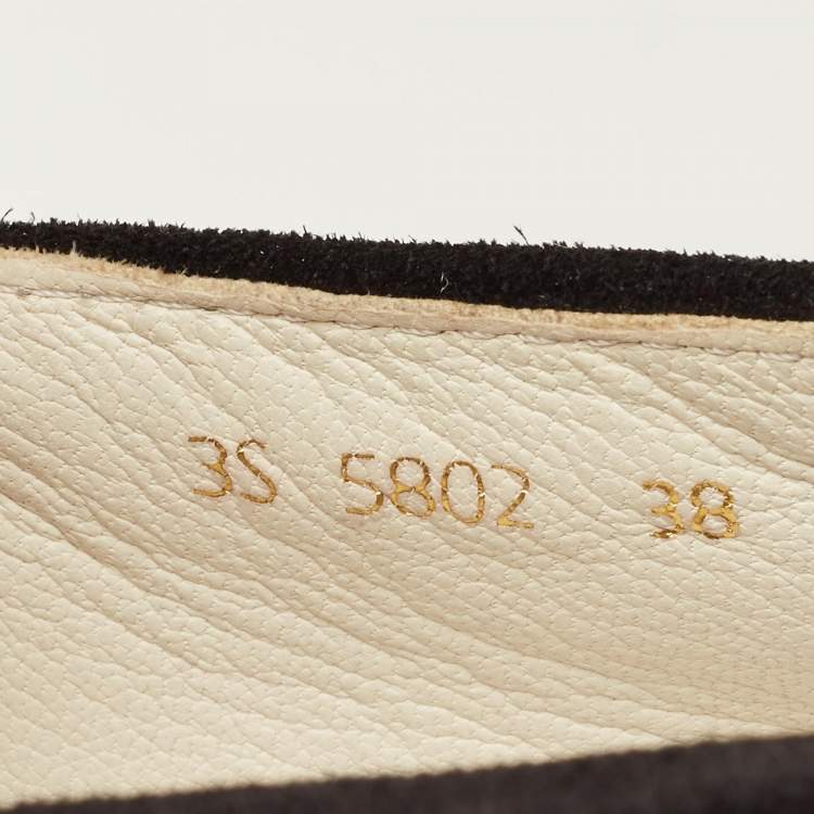 Pre Owned Prada Sport Size 38 Black Suede Slip On Sneakers 