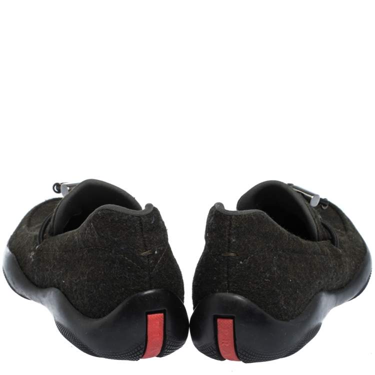 prada toggle loafers