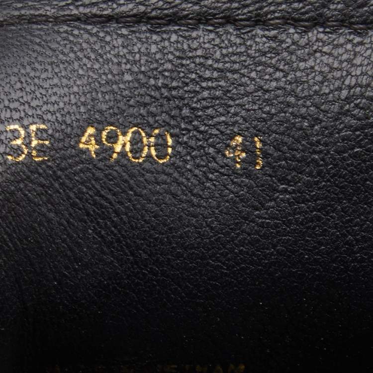 Pre Owned Prada Sport Black Leather Low Top Sneakers Size 41
