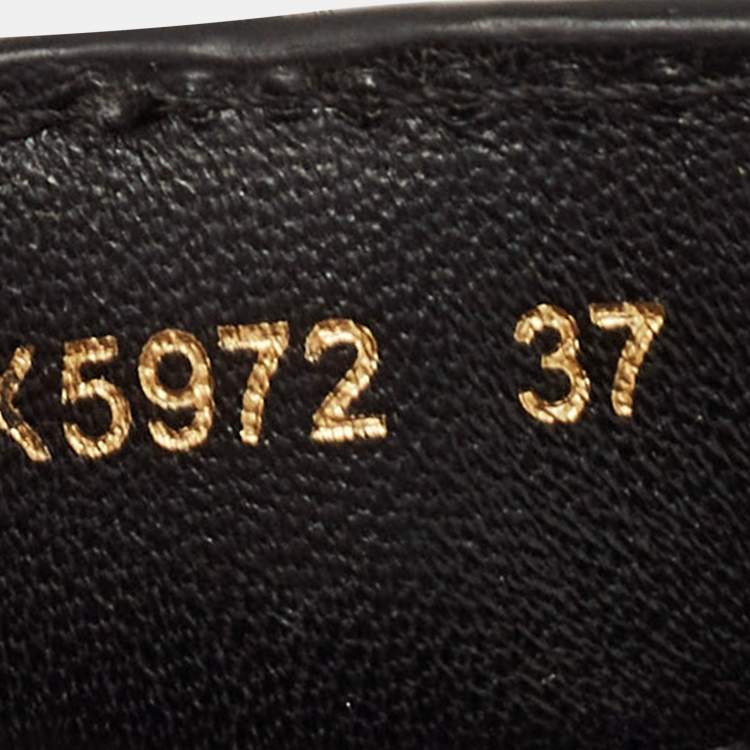 Pre Owned Prada Sport Black Fabric and Leather Cross Strap Slingback Sandals Size 37