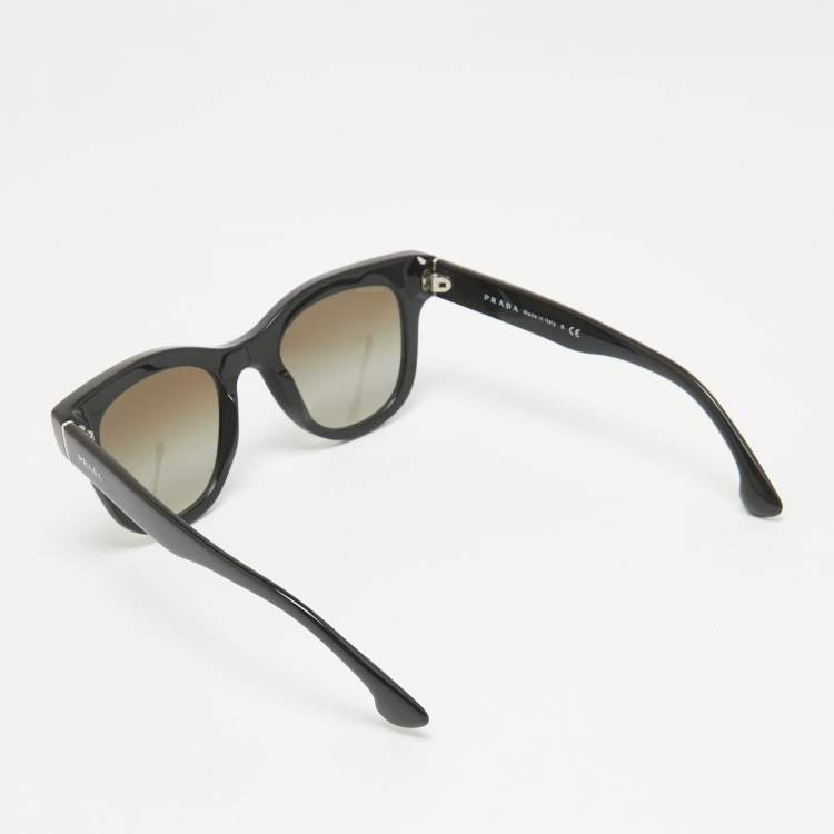Pre Owned Prada Black Gradient SPR27P Wayfarer Sunglasses