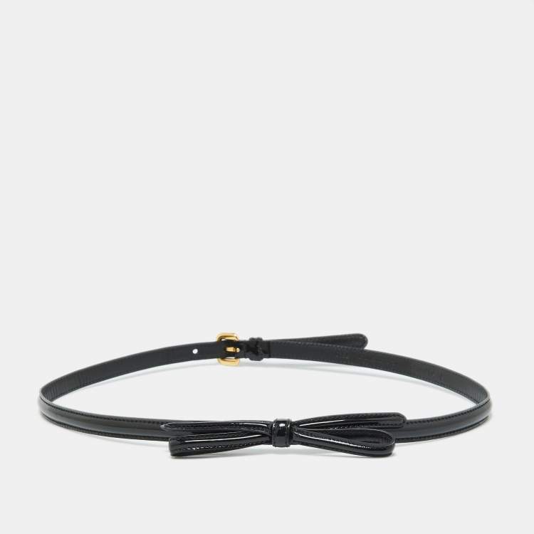 Prada skinny belt best sale