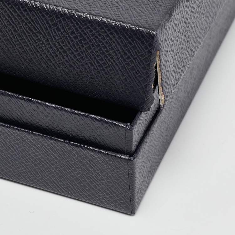 Pre Owned Prada Black/Purple SPR15Y Symbole Rectangle Sunglasses