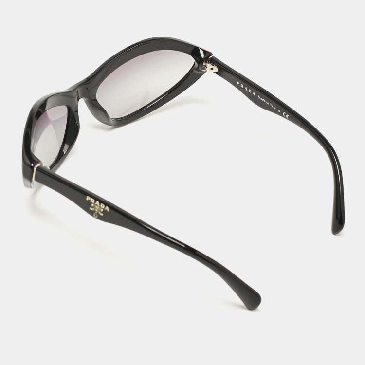 Pre Owned Prada Black Gradient SPR05N Capsule Cat Eye Sunglasses