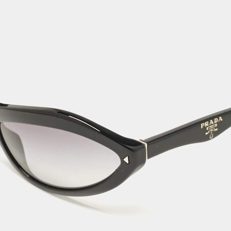 Pre Owned Prada Black Gradient SPR05N Capsule Cat Eye Sunglasses