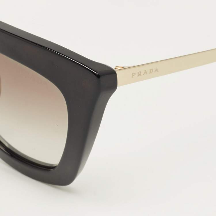 Pre Owned Prada Black Gradient SPR09Q Cat Eye Sunglasses