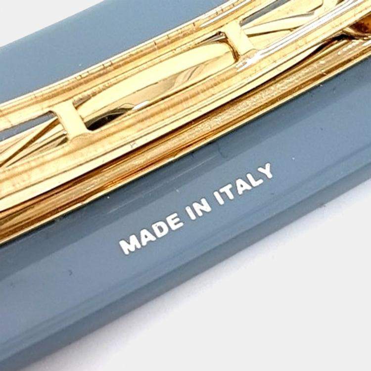 Pre Owned Prada Sky Blue Hairpin