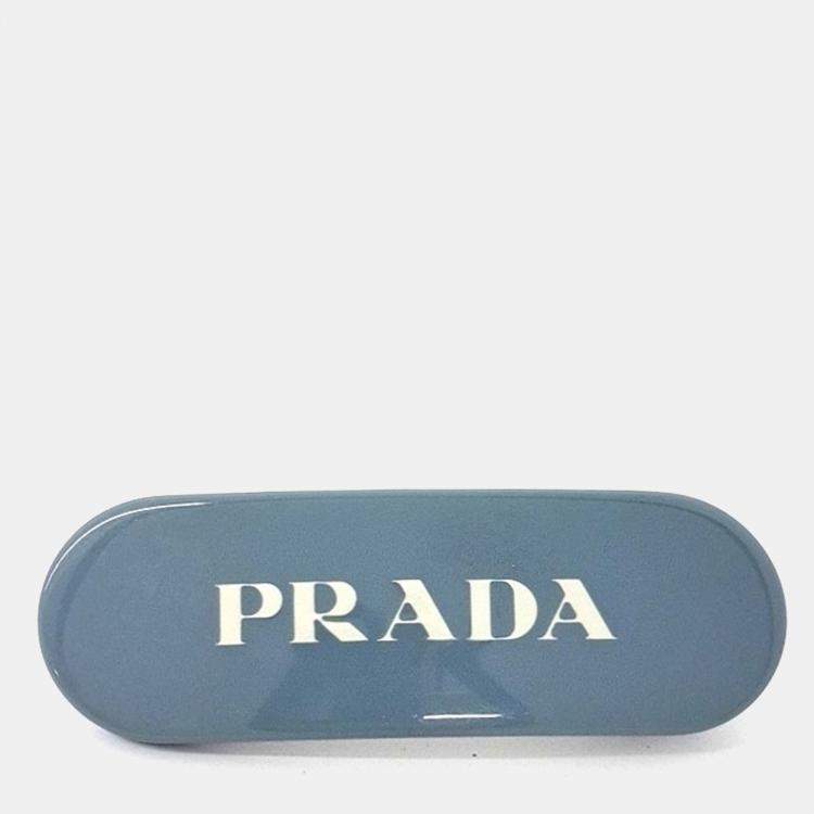 Pre Owned Prada Sky Blue Hairpin