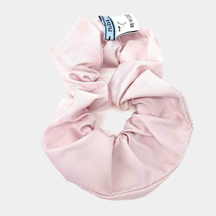 Pre Owned Prada Pink Re-Nylon Hairband