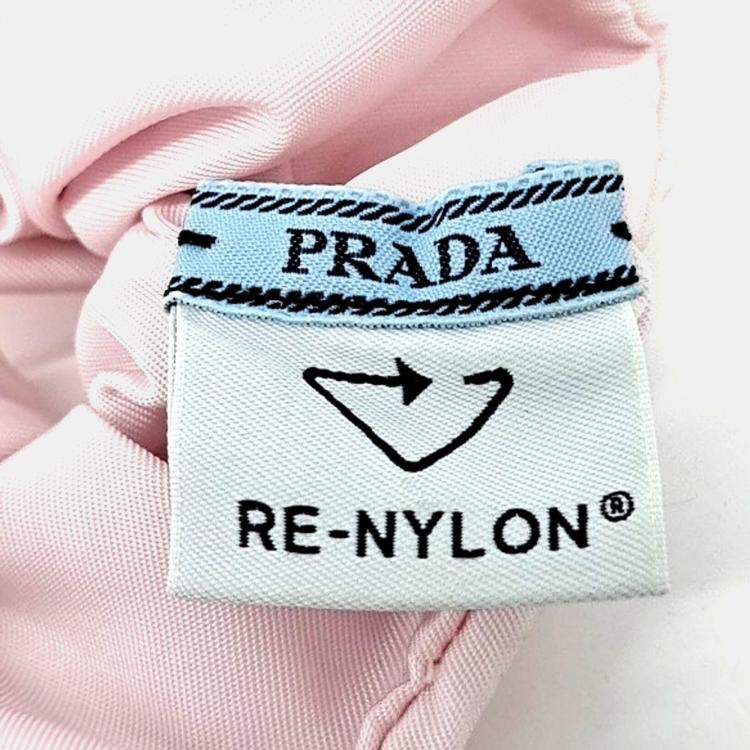 Pre Owned Prada Pink Re-Nylon Hairband
