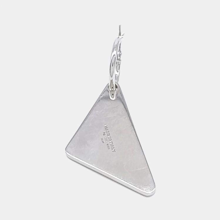 Pre Owned Prada Silver Earrings