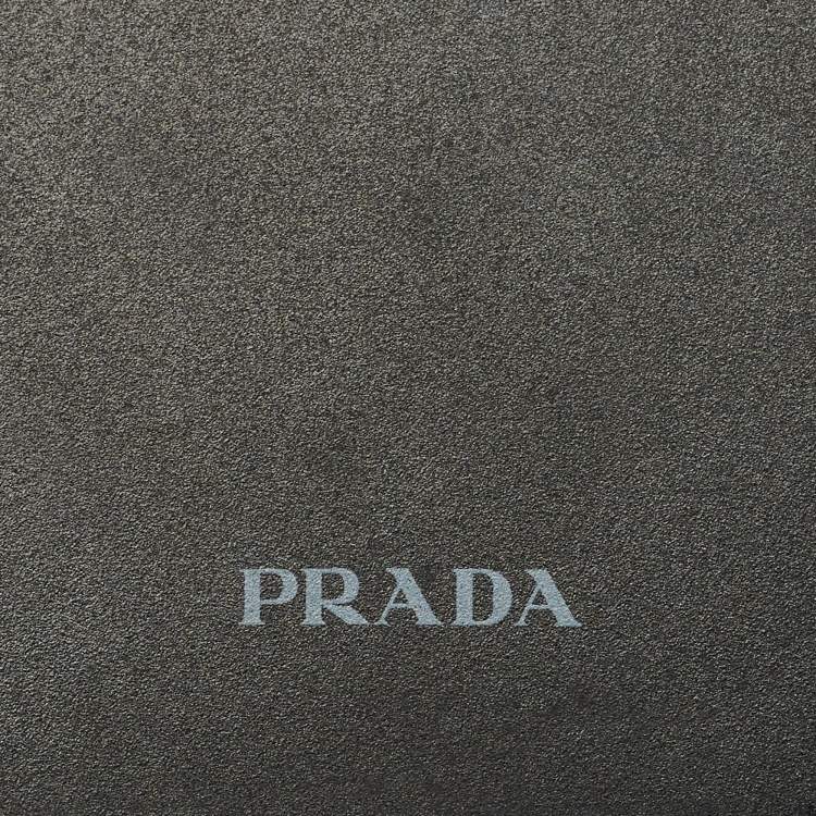 مملوكة مسبقًا Prada Black/Gold Crystal Embellished iPhone 13 Pro Max Case