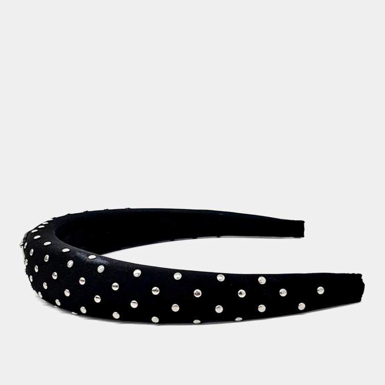 Pre Owned Prada Black Re-Nylon Hairband