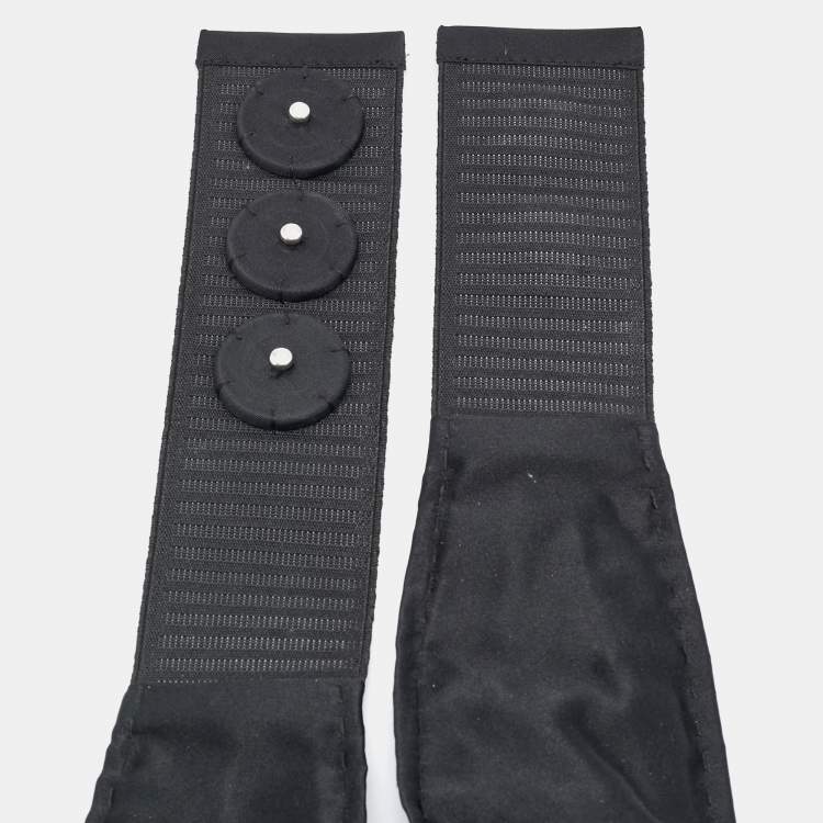 Pre Owned Prada Black Satin Knotted Waist Belt S