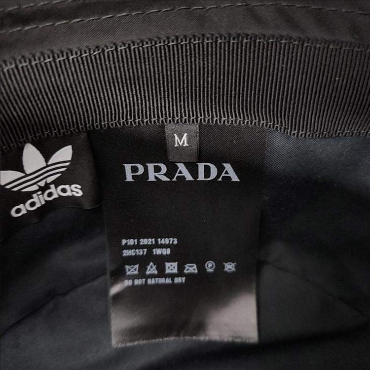 Pre Owned Prada x Adidas Re-Nylon Bucket Hat