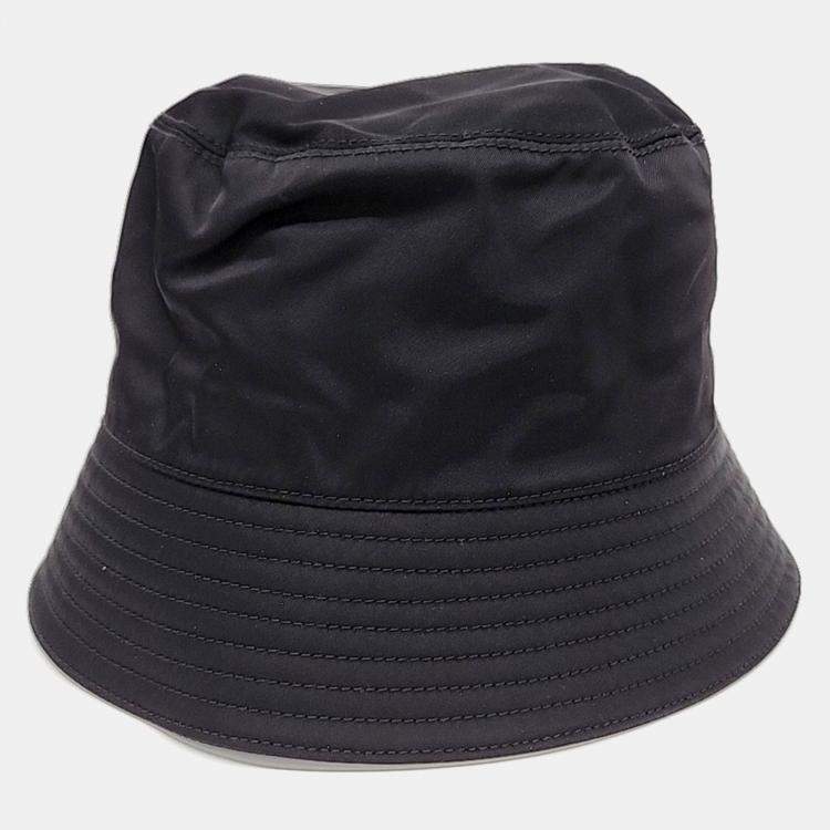 Pre Owned Prada Black bucket hat