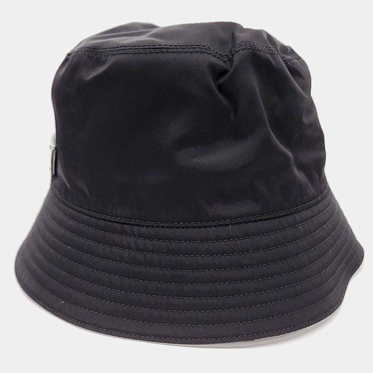 Pre Owned Prada Black bucket hat
