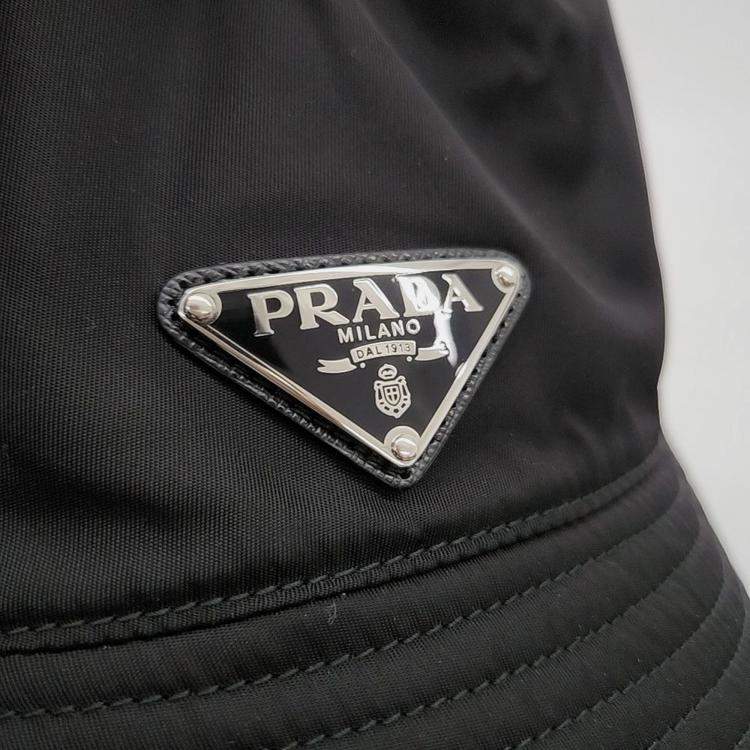 Pre Owned Prada Black bucket hat