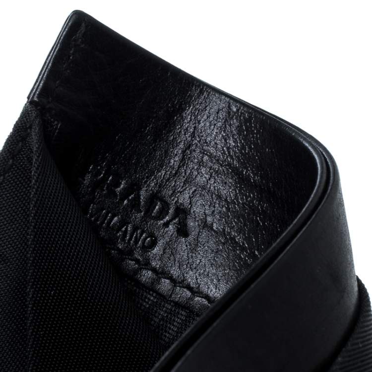 Pre Owned Prada Black Nylon Card Case 