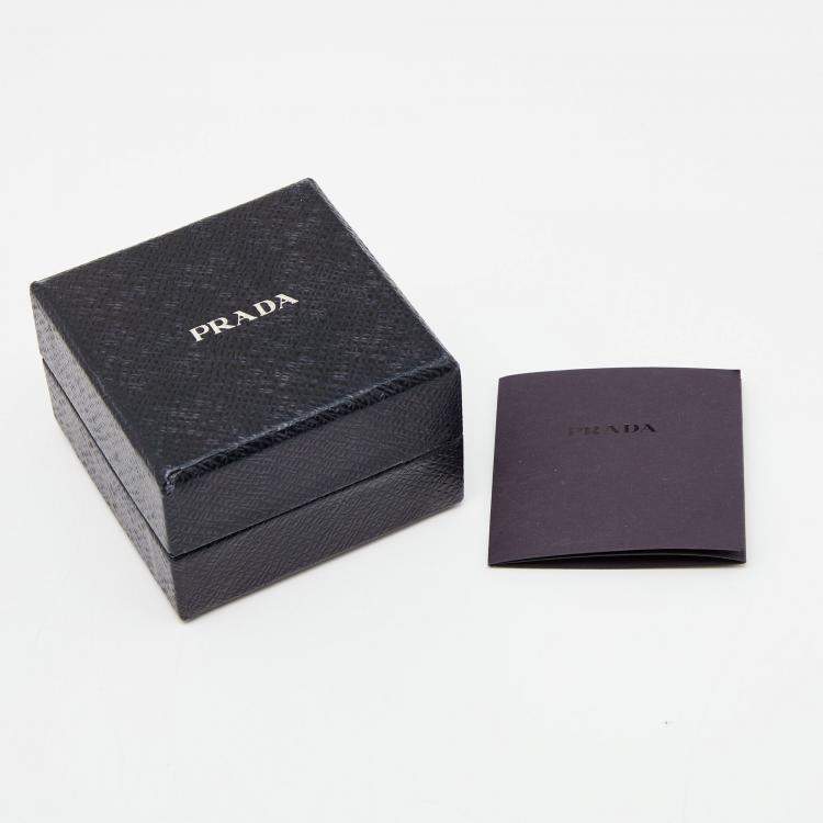 Pre Owned Prada Pink Furry Bear Embellished Charm