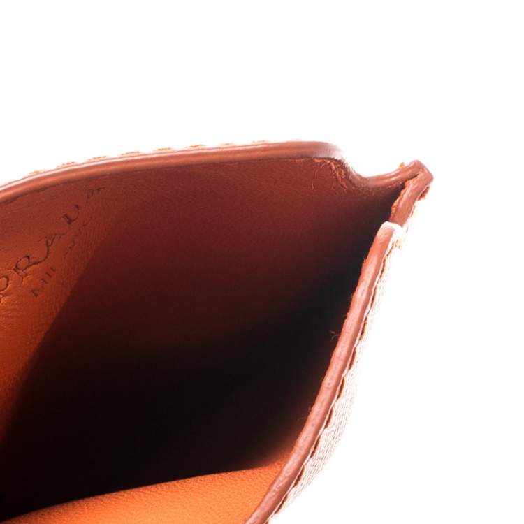 Pre Owned Prada Orange Saffiano Lux iPhone Cover 