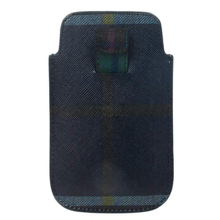 Pre Owned Prada Tartan Print iPhone Cover