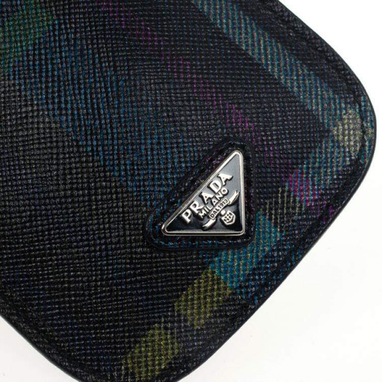 Pre Owned Prada Tartan Print iPhone Cover