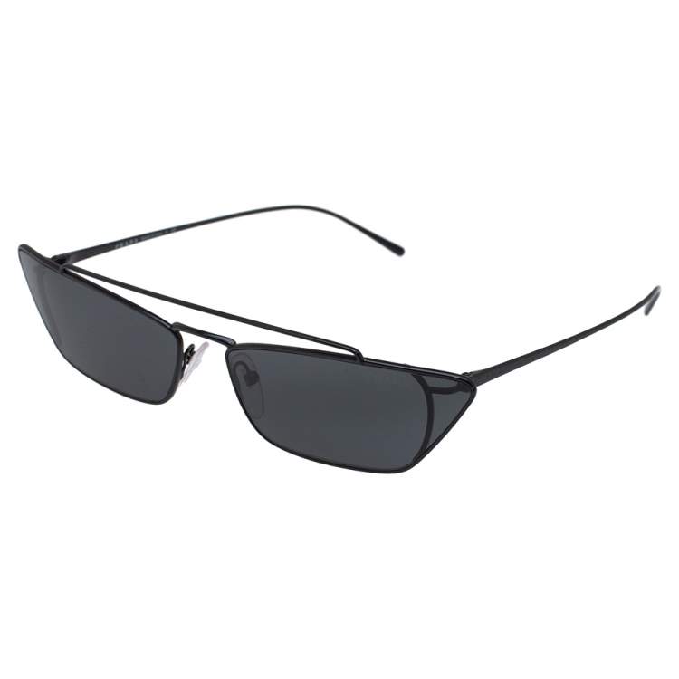 مملوكة مسبقًا Prada Black SPR 64U Ultravox Cateye Sunglasses