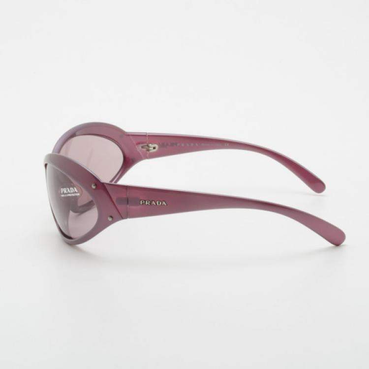 Pre Owned Prada Pearl Violet Sunglasses