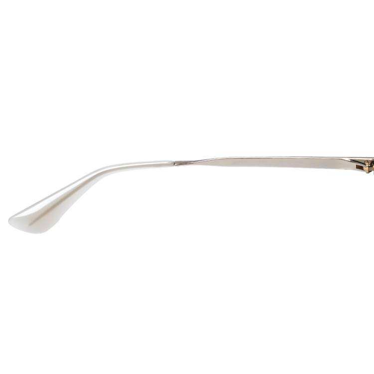 Pre Owned Prada Black / Green Gradient SPR 16Q Round Sunglasses