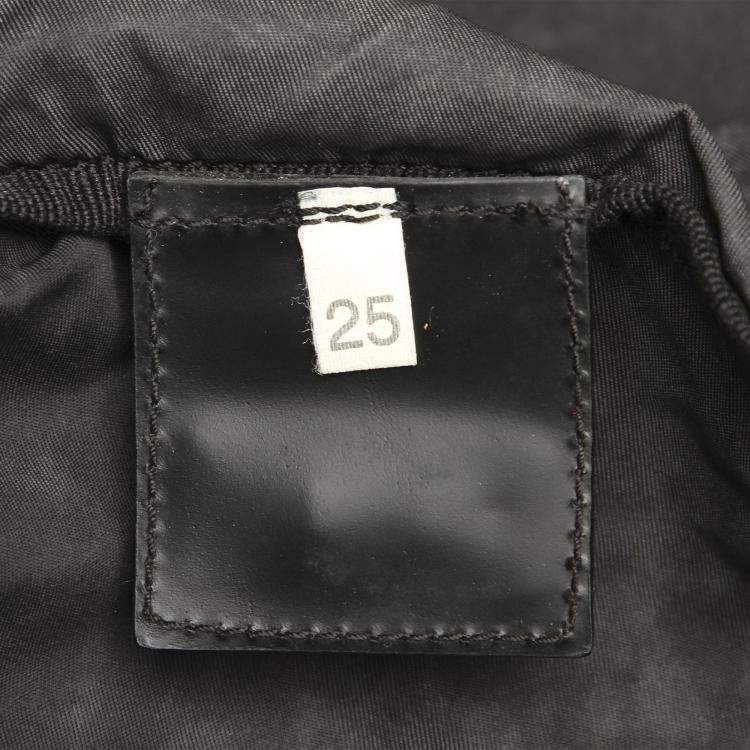 Pre Owned Prada Black Nylon Tessuto Travel Bag