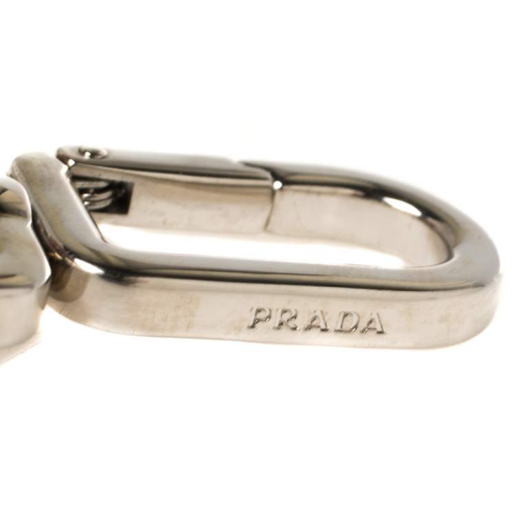 Pre Owned Prada Black Leather Adjustable Bag Strap