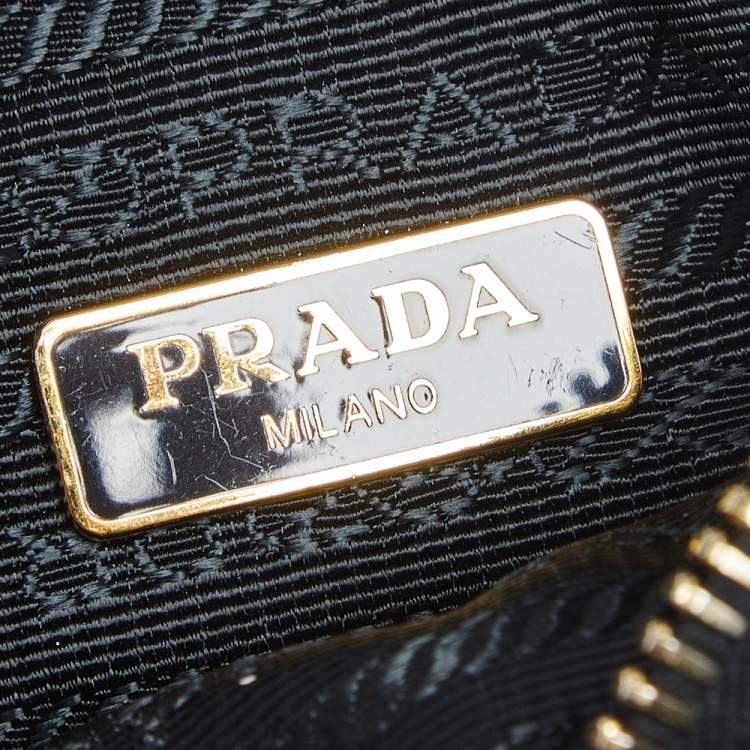 Pre Owned Prada Black Nylon Crossbody Phone Case