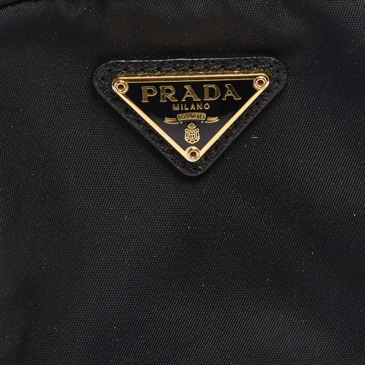 Pre Owned Prada Black Nylon Crossbody Phone Case