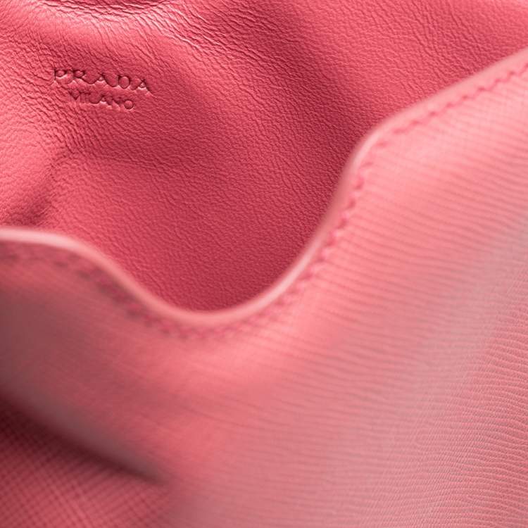 Pre Owned Prada Pink Saffiano Leather iPad Mini Case