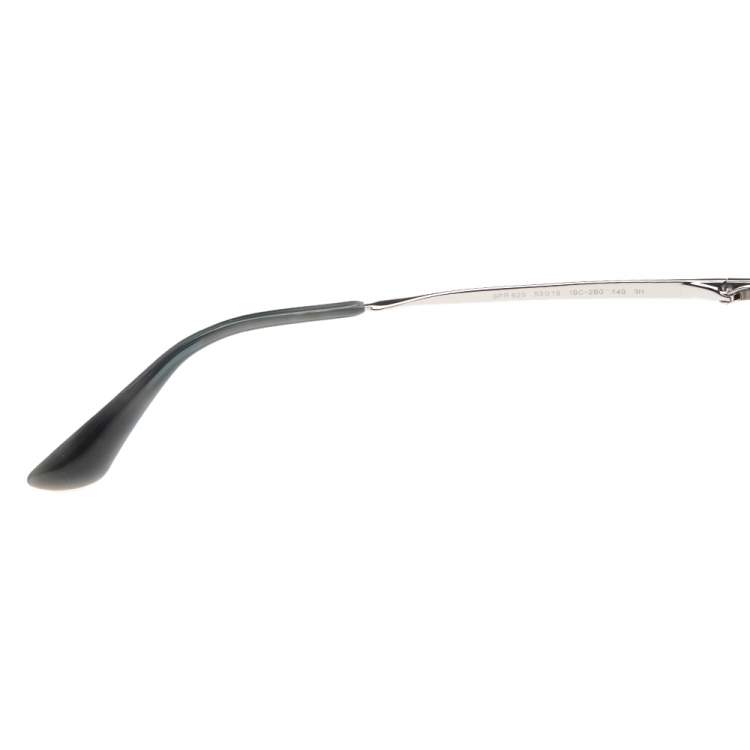 Pre Owned Prada Silver SPR62S Silver Tone Metal Round Sunglasses