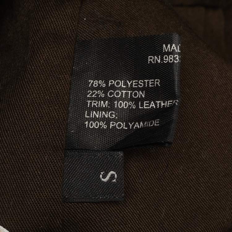 Pre Owned Prada Vintage Brown Oxford Bucket Hat S