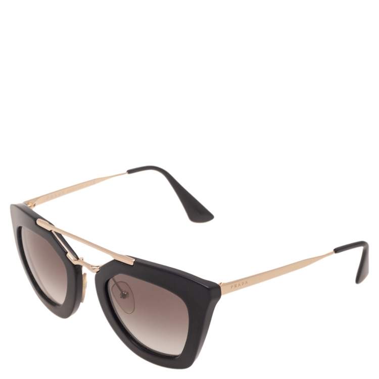 مملوكة مسبقًا Prada Black SPR09Q Gradient Cat Eye Sunglasses