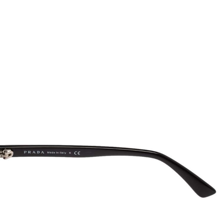 Pre Owned Prada Black SPR16S Cat Eye Sunglasses