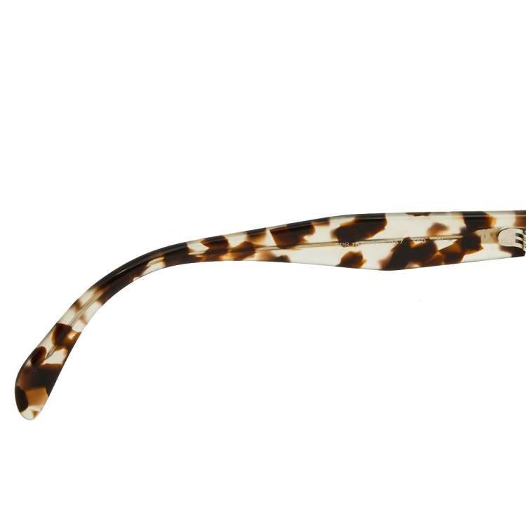Pre Owned Prada Tortoiseshell/Grey Gradient SPR 16T Cat Eye Sunglasses