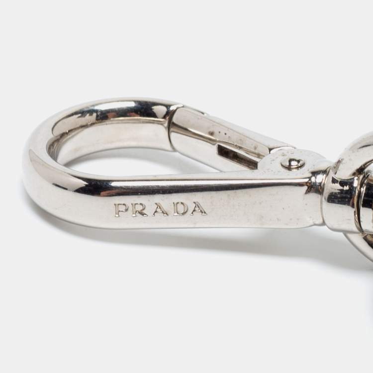 Pre Owned Prada Two Tone Robot Trick Nancy Bag Charm/Keychain