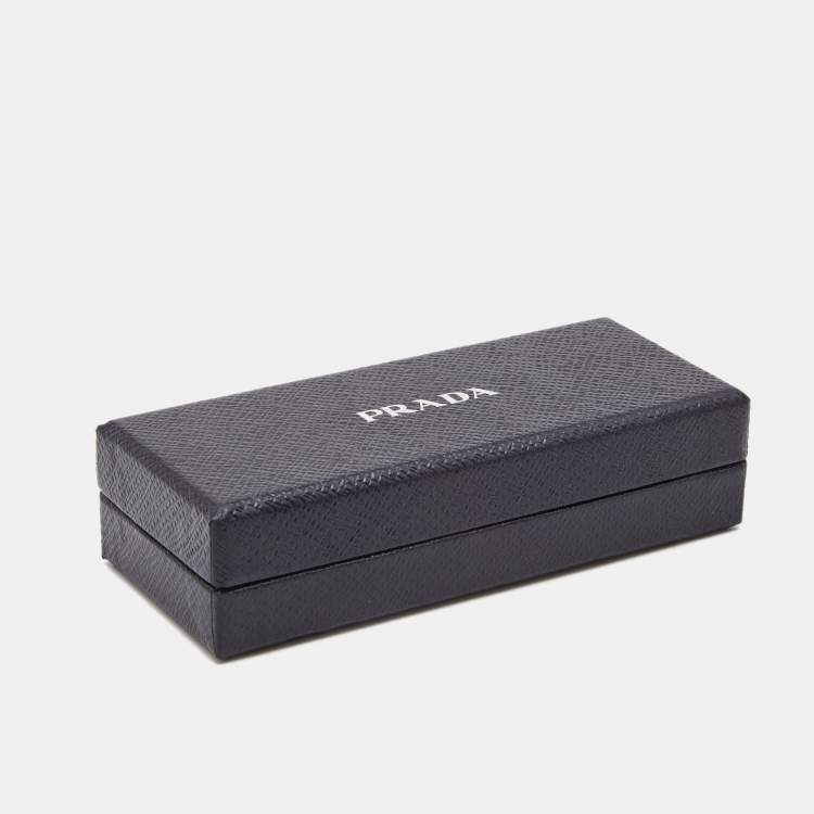 Pre Owned Prada Two Tone Metal Key Ring