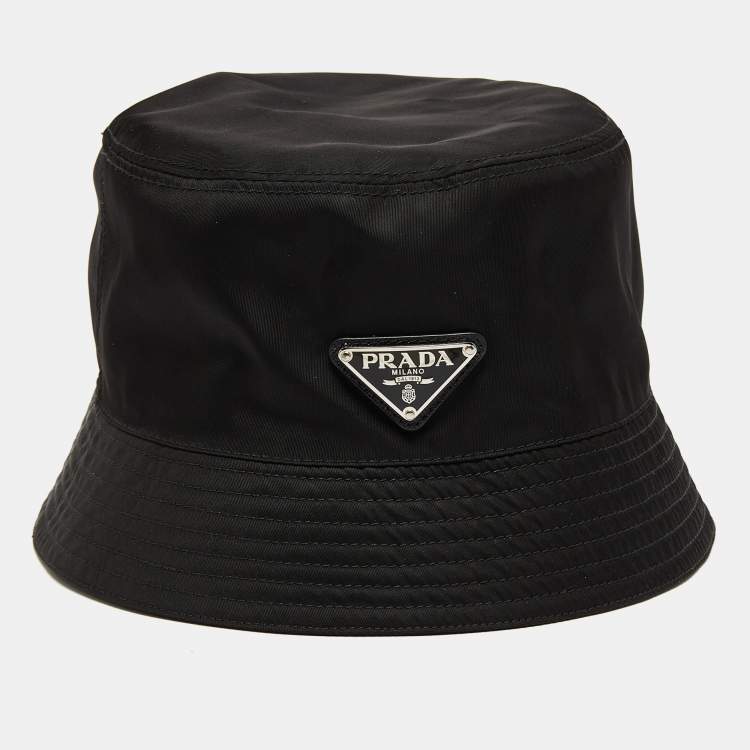 Prada Black Nylon Bucket Hat M Prada | TLC