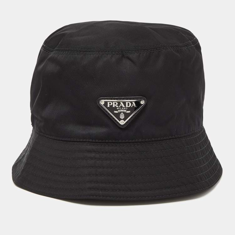 Prada Black Re-Nylon Bucket Hat L Prada | TLC