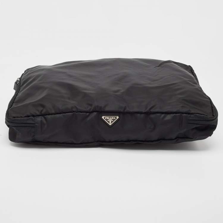 Pre Owned Prada Black Nylon Suitcase Organizer